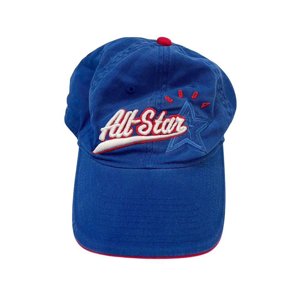Reebok NBA All Star Game 2004 Los Angeles Blue Strapback Hat Mens OSFM Y2K Retro